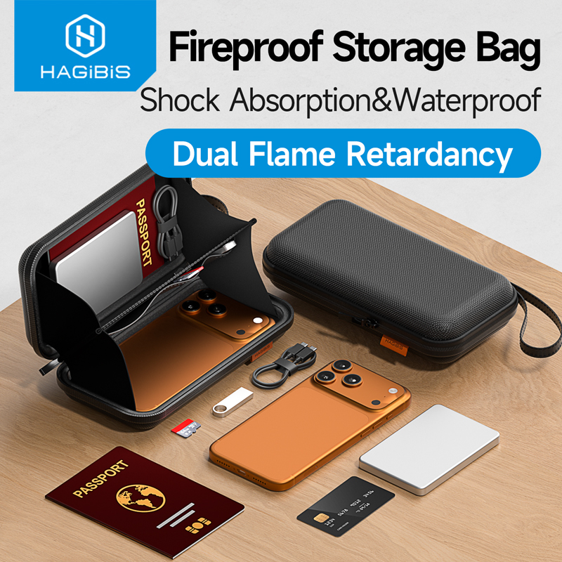 Power Bank - Bolsa de Almacenamiento Ignífuga Hagibis, Estuche
