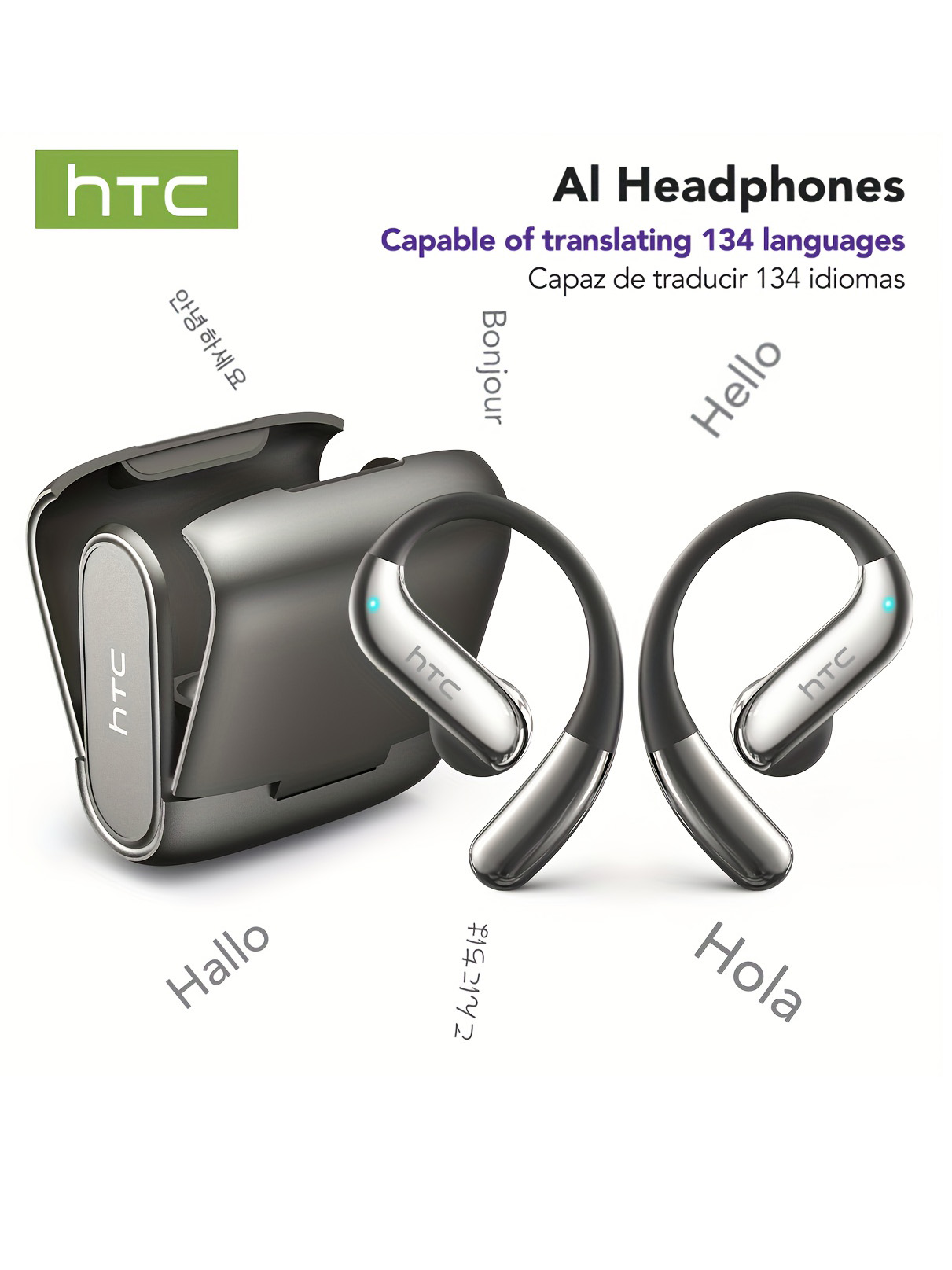 Bluetooth Speaker - Auriculares Bluetooth de oído abierto HTC