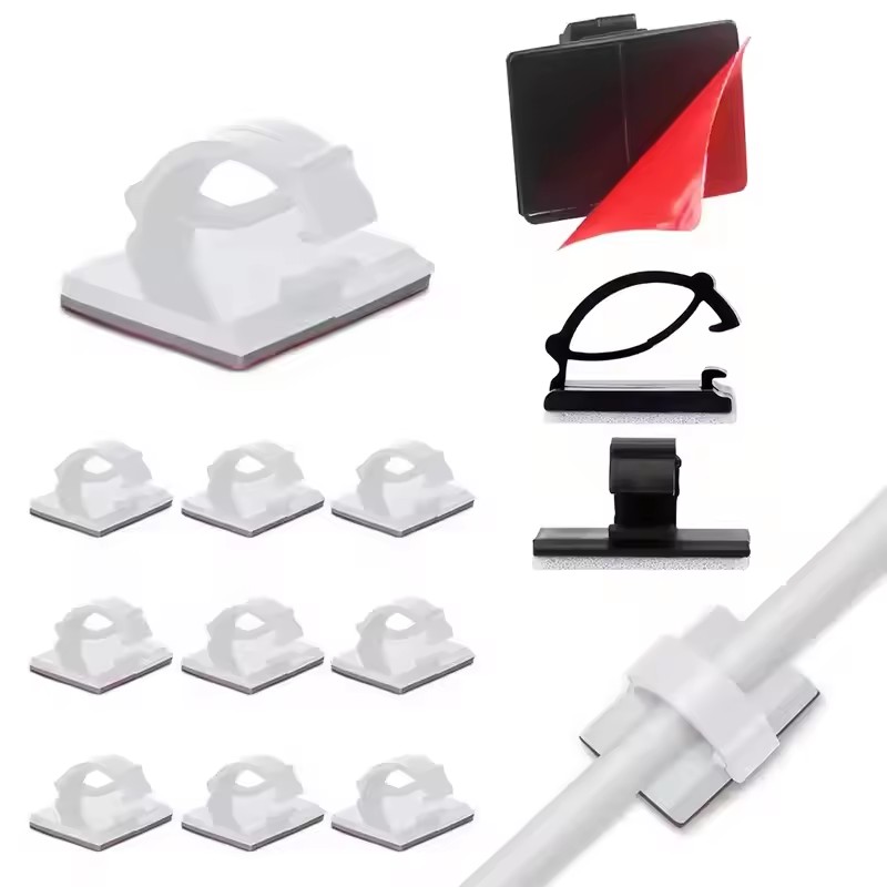 Abrazadera adhesiva para cable - Cable Organizer reseña y precio
