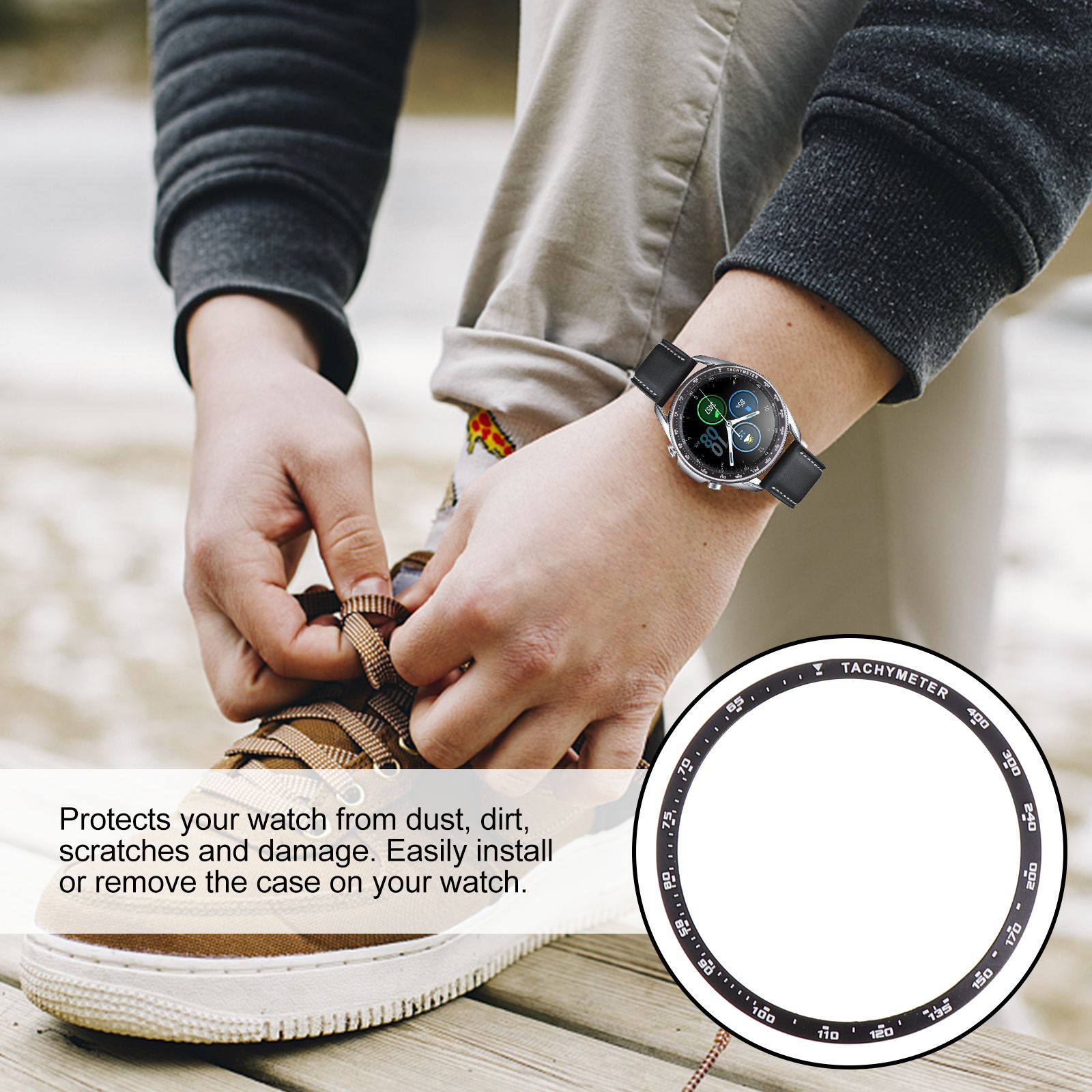 Anillo protector de aleación d - Smart Watch reseña y precio