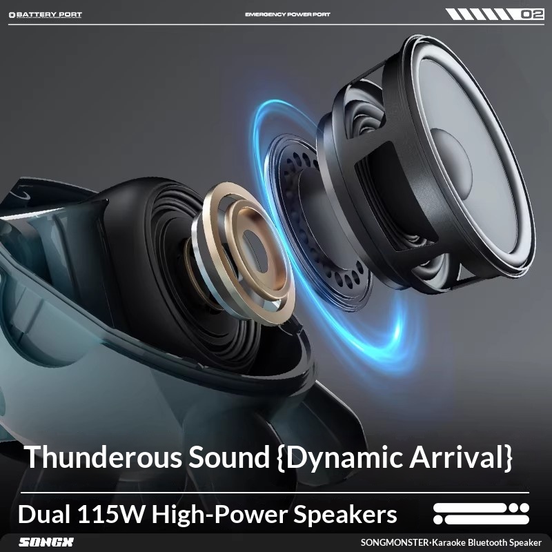 SONGX Audio micrófono Dual Due - Bluetooth Speaker reseña y precio