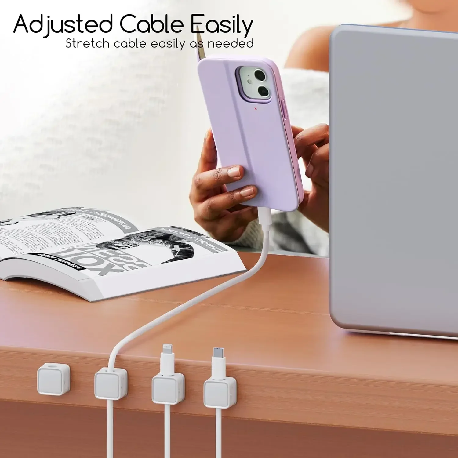 Mini organizador de cables, so - Cable Organizer reseña y precio